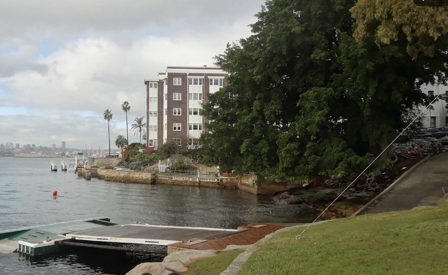 The foreshore and boat ramp