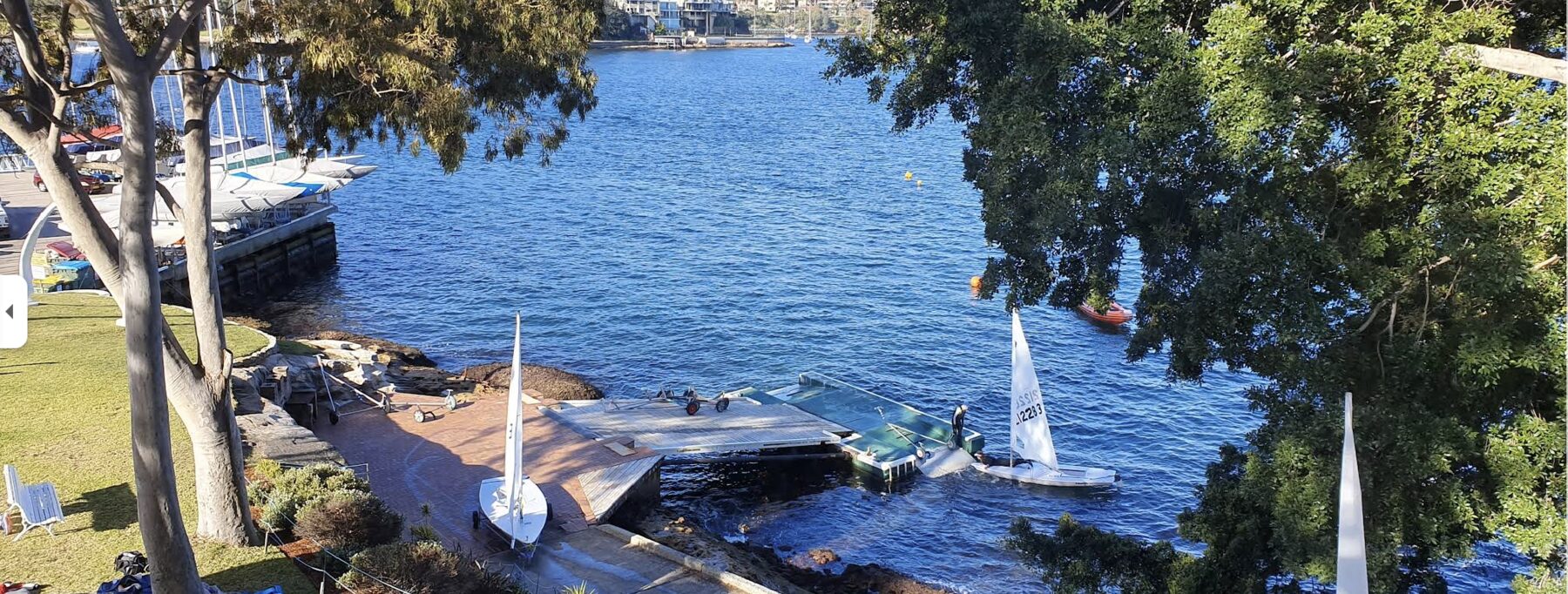 The Squadron dinghy ramp on Sydney Harbour